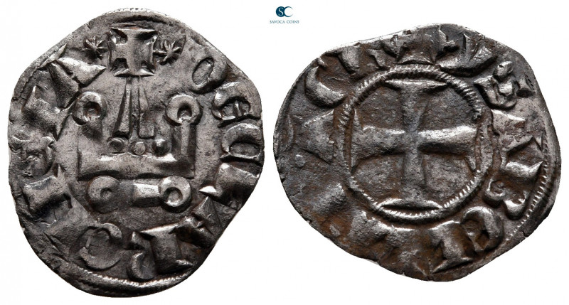 Principality of Achaea. Isabelle de Villehardouin AD 1297-1301. 
Denier Tournoi...