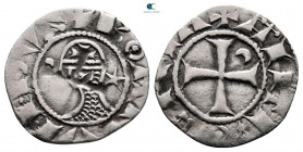 Principality of Antioch. Antioch. Bohemond III AD 1163-1201. Denier AR