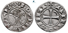 Principality of Antioch. Antioch. Bohemond III AD 1163-1201. Denier AR