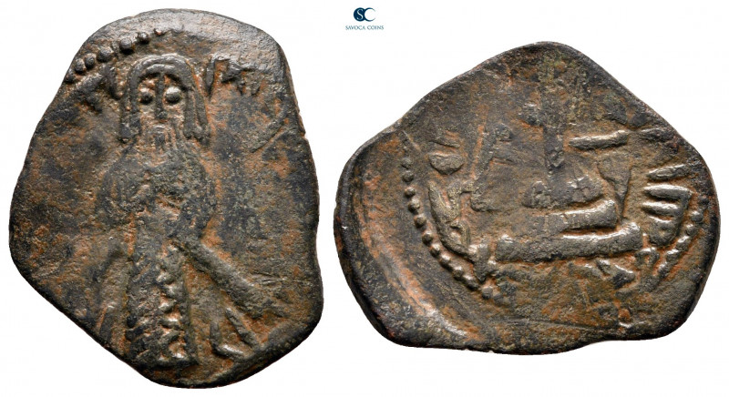 Umayyad Caliphate. Time of 'Abd al-Malik ibn Marwan AH 65-86. 
Fals Æ

23 mm,...