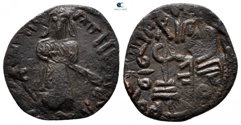 Umayyad Caliphate. Time of 'Abd al-Malik ibn Marwan AH 65-86. 
Fals Æ

20 mm,...