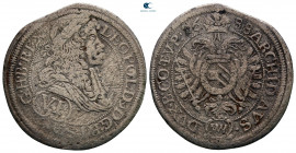 Austria. Leopold I of Habsburg AD 1657-1705. 6 Kreuzer AR
