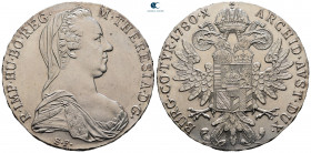 Austria. Maria Theresia AD 1740-1780. Thaler AR. Restrike