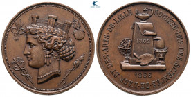 France. 1866.  . Medal CU