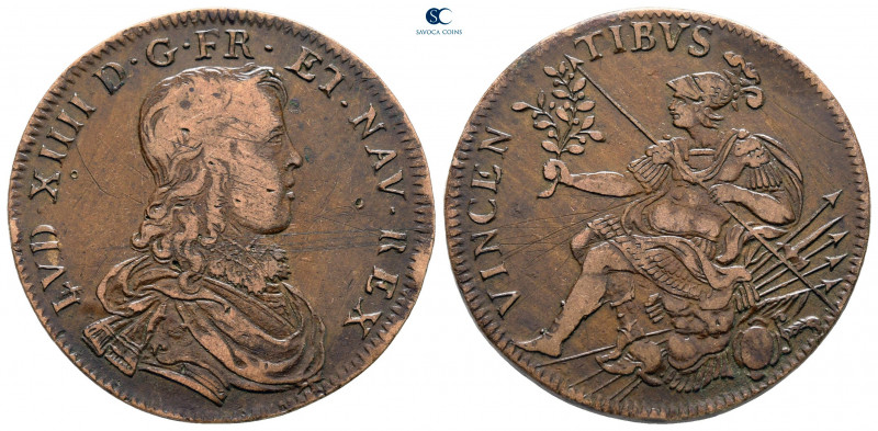 France. Louis XIV 'the Sun King' AD 1643-1715.
Jeton Cu

27 mm, 6,77 g


...