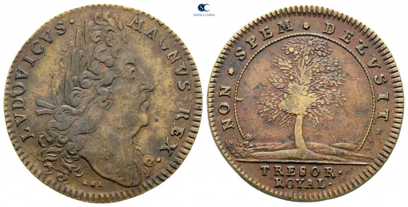 France. Louis XIV 'the Sun King' AD 1643-1715.
Jeton CU

26 mm, 5,25 g


...
