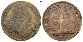 France. Louis XIV 'the Sun King' AD 1643-1715. Jeton CU