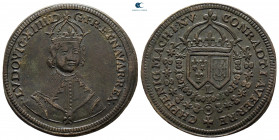 France. Louis XIV 'the Sun King' AD 1643-1715. Jeton Cu