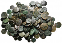 Lot of ca. 185 greek bronze coins / SOLD AS SEEN, NO RETURN!fine
