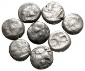 Lot of ca. 8 greek silver drachms / SOLD AS SEEN, NO RETURN!fine