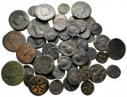 Lot of ca. 54 roman provincial bronze coins / SOLD AS SEEN, NO RETURN!very fine