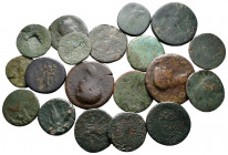Lot of ca. 20 roman bronze coins / SOLD AS SEEN, NO RETURN!fine
