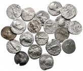 Lot of ca. 20 roman silver coins / SOLD AS SEEN, NO RETURN!fine