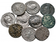 Lot of ca. 10 roman coins / SOLD AS SEEN, NO RETURN!very fine