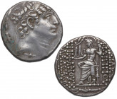 92-83 a.C. Filipo Filadelfos. Tetradracma. Ag. 15,87 g. Bella. EBC-. Est.350.