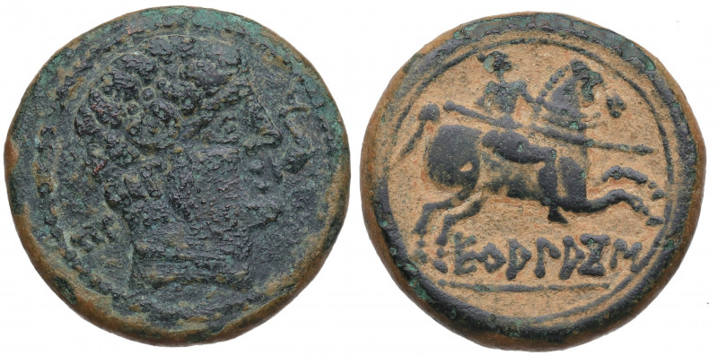 120-20 a.C. Ecualacos. Región de Soria-Guadalajara. As. FAB 969. Ae. 11,72 g. Ca...