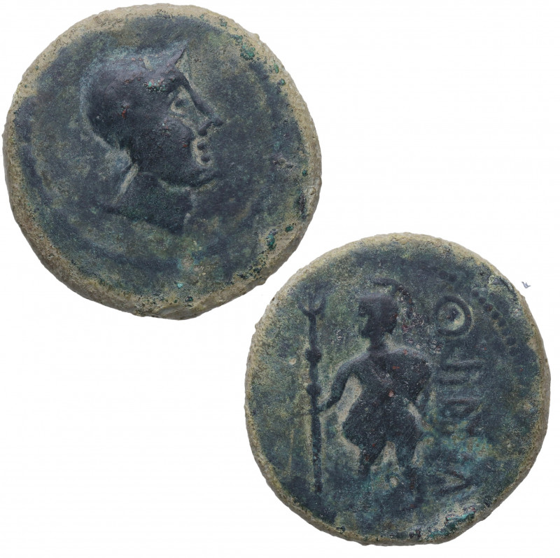 S. II a.C. Ventipo. As. Ae. 22,46 g. Escasa. MBC. Est.140.
