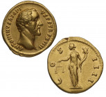 156 d.C. Antonino Pío. Roma. Áureo. Au. 7,14 g. Bella. Brillo original. EBC+. Est.6750.