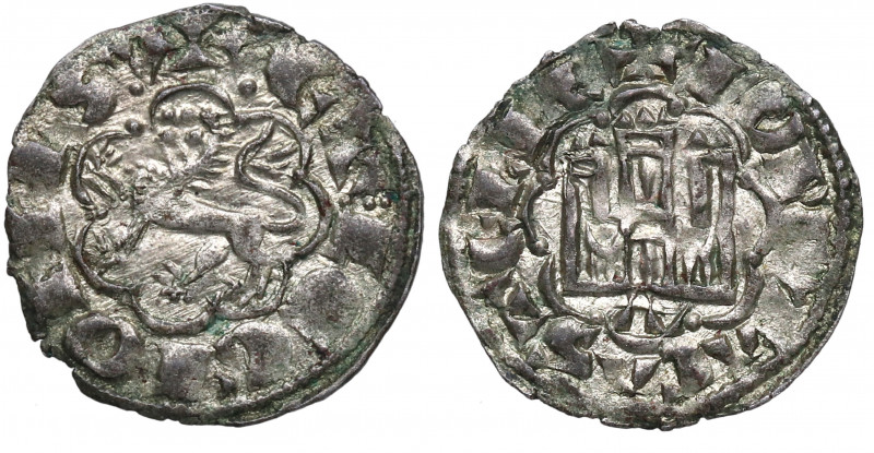 1252-1284. Alfonso X (1252-1284). Ávila. Dinero. Ve. 0,83 g. Bella. EBC-. Est.11...