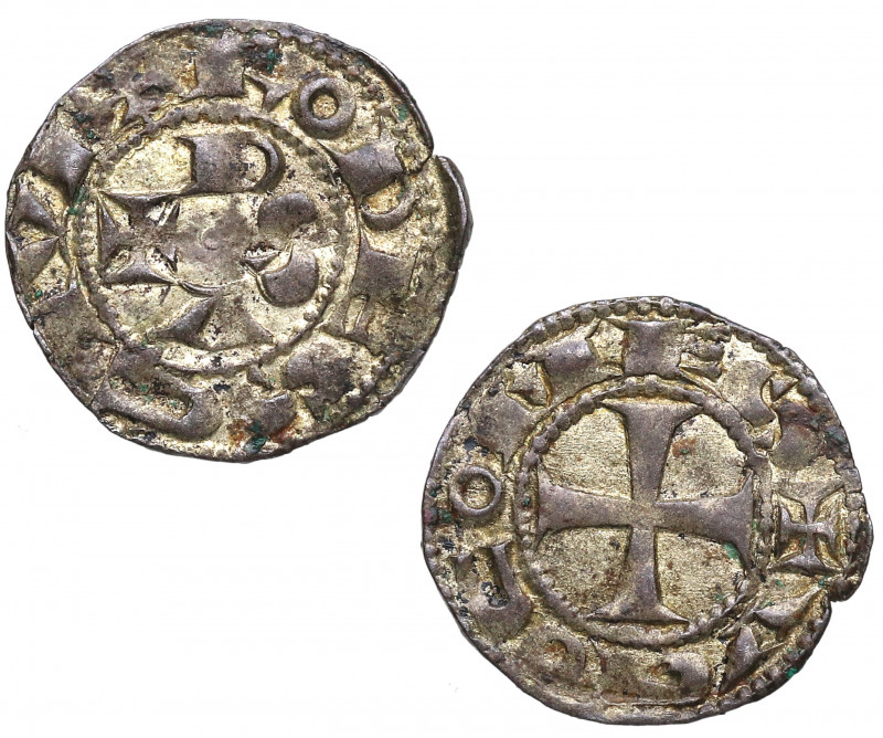 1132 a 96. Hugo I-IV. Rodes. Dinero. Ve. 1,05 g. Muy bella. Rara así. EBC. Est.1...
