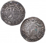Juan II (1406-1454). Sicilia. Pirral. Ag. 2,63 g. Bella. Preciosa pátina. Escasa así. EBC. Est.500.