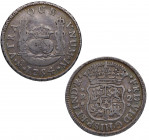 1754. Fernando VI (1746-1759). México. 2 Reales. M. A&C 295. Ag. 6,68 g. Atractiva. MBC+. Est.200.