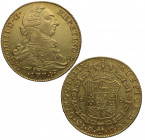 1774. Carlos III (1759-1788). Madrid. 8 escudos. PJ. A&C 1960. Au. 27,07 g. Bella. Brillo original. Escasa así. SC-. Est.2500.