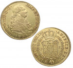 1801. Carlos IV (1788-1808). Madrid. 2 Escudos. FA. A&C 1303. Au. 6,73 g. Escasa así. Brillo original. EBC. Est.400.