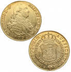 1792. Carlos IV (1788-1808). Madrid. 4 escudos. MF. A&C 1475. Au. 13,46 g. Muy bella. Brillo original. SC- / SC. Est.1500.
