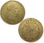 1815. Fernando VII (1808-1833). Madrid. 4 Escudos. GJ. A&C 1710. Au. 13,50 g. Escasa. EBC. Est.1000.