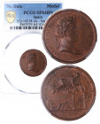 Ca 1830. Fernando VII (1808-1833). Santa Teresa. Medalla. Cu. 10,74 g. Encapsulada por PCGS en MS 64. ESCASA. SC. Est.250.