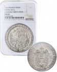 1969. México. Cuatricentenario de la fundación de Veracruz. Ag. Encapsulada por NGC en MS 66. Bellísima. Muy rara así. FDC. Est.300.