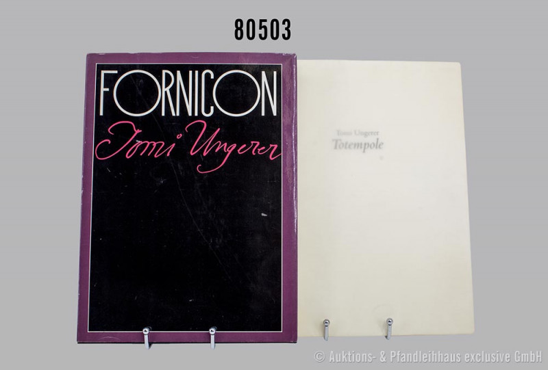 Tomi Ungerer 2 Bücher, Fornicon und Totempole, Erotische Zeichnungen 1968-1975, ...