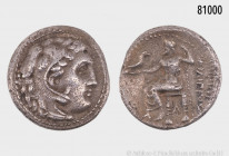 Makedonien, Philipp III. Arrhidaios (324-314), Drachme, 3,99 g, 17 mm, Müller 89, sehr schön