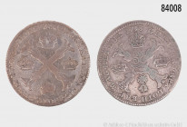 Konv. 2 Kronentaler (1758 und 1770), teilweise mit kleinen Fehlern, fast sehr schön-sehr schön, bitte besichtigen