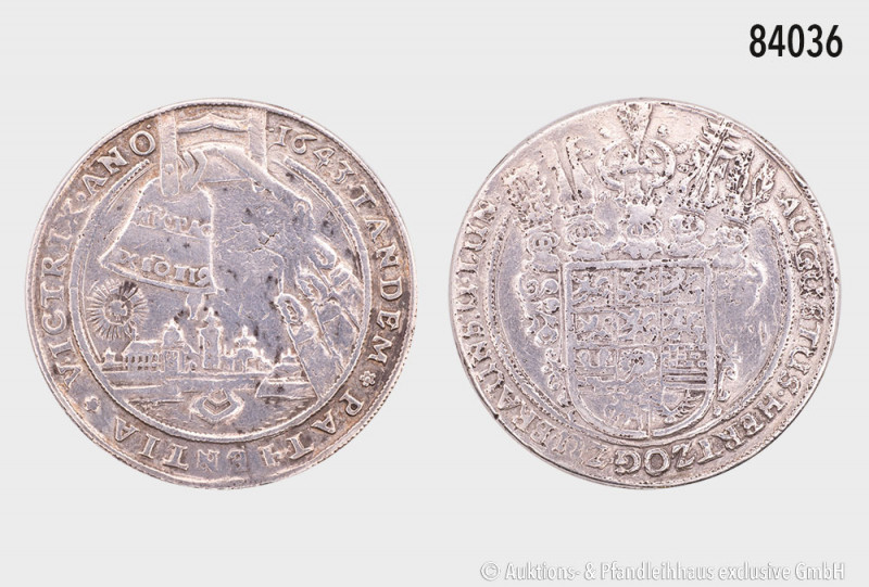 Braunschweig-Wolfenbüttel, August der Jüngere (1635-1666), 7. Glockentaler 1643,...