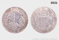 Braunschweig-Wolfenbüttel, August der Jüngere (1635-1666), 7. Glockentaler 1643, 26,84 g, 41 mm, Welter 816, Davenport 6375, Fassungsspuren, schön-fas...