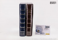 Aus Sammler-Nachlass: Konv. ca. 30 Numisblätter in 4 Alben mit Schuber, dabei die Jahrgänge 2001, 2002, 2003, 2009, 2006, 2007, 2014, 2015, auf Vollst...