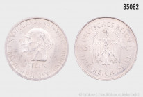 Weimarer Republik, 3 RM 1931 A, Freiherr vom Stein, 30 mm, J. 348, kleine Randfehler und Kratzer, fast vorzüglich-vorzüglich