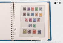 Briefmarken-Sammlung Berlin, von 1948-1975, postfrisch, teilweise auch gestempelt, Berlin Aufdruck rot komplett, postfrisch und gestempelt, eine inter...