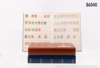 Konv. 12 gut gefüllte Briefmarkenalben, alle Welt, dabei auch einiges an Altdeutschland und Deutsches Reich, gemischter Zustand, Fundgrube, bitte besi...