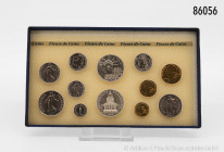 Frankreich, KMS 1986, Fleur de Coins, in OVP, sehr selten