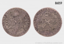 Habsburgermonarchie, Brabant, Kronentaler 1766, 28,99 g, 40 mm, Dav. 1282, Her. 1942, sehr schön