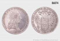 Österreich, Franz I. (1792-1835), Taler 1820 A, 28,06 g, 40 mm, sehr schön-fast vorzüglich