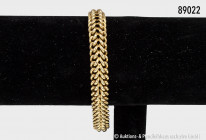 Damenarmband, 585er Gelbgold, L ca. 20 cm, 20,1 g, guter Zustand