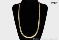 Kette, 585er Gelbgold, flach gewalzt, L ca. 50 cm, 20,9 g, guter Zustand
