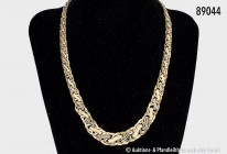 Gliederkette, 585er Gelbgold, mit Karabinerverschluss, L ca. 44 cm, 21,4 g