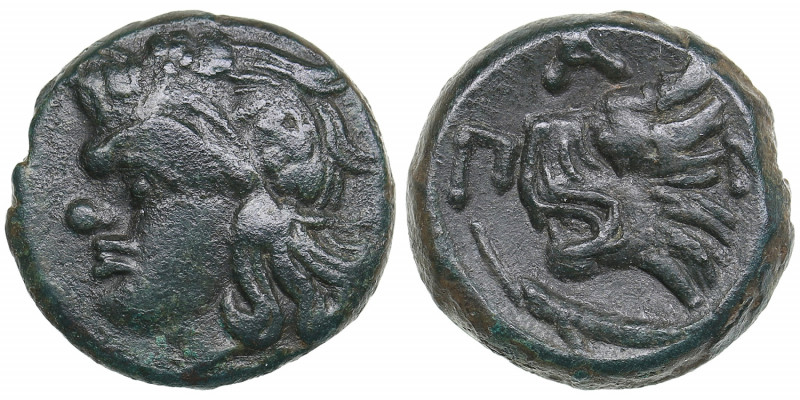 Bosporus Kingdom, Pantikapaion Æ tetrachalcon circa 294-283 BC Spartokos III
6.2...