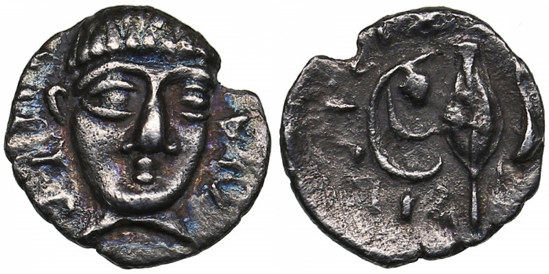 Campania, Phistelia AR Obol circa 325-275 BC
0.45g. 10mm. XF/XF ΦΙΣΤE-ΛIA Young ...