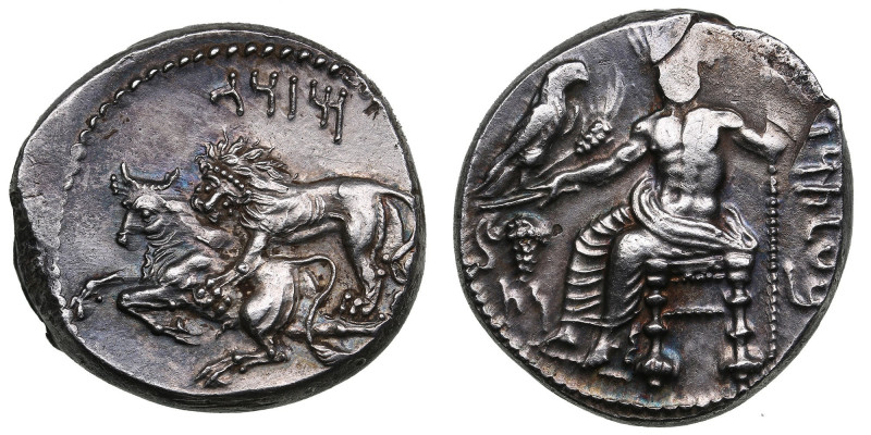 Cilicia, Tarsos. Mazaios. Satrap of Cilicia, AR Stater 361/0-334 BC
10.72 g. 22m...